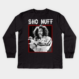 sho nuff shogun of harlem vintage style Kids Long Sleeve T-Shirt